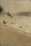 Giuseppe De Nittis, Campo di neve, 1880 ca. - coll. privata