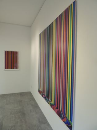 Ian Davenport - installation view at Galleria Tega, Milano 2016