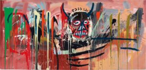 Jean-Michel Basquiat a 57 milioni di dollari all’asta Christie’s New York. Nuovo record con un’opera dipinta in Italia nel 1982