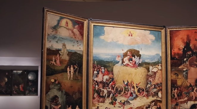 Jheronimus Bosch Museo del Prado Madrid 2 Hieronymus Bosch al Prado. Ecco le prime immagini dell'attesa grande mostra madrilena: tutte le opere della collezione museale e il quadro ritrovato a Kansas City