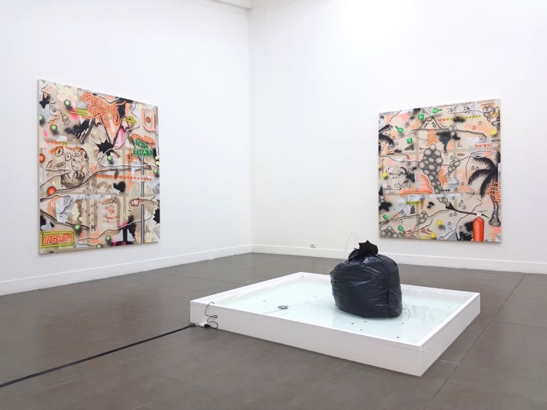 Josh Reames - Kate Steciw - installation view at Brand New Gallery, Milano 2016