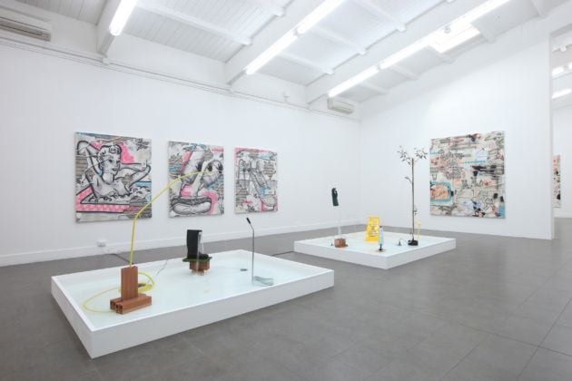 Josh Reames - Kate Steciw - installation view at Brand New Gallery, Milano 2016