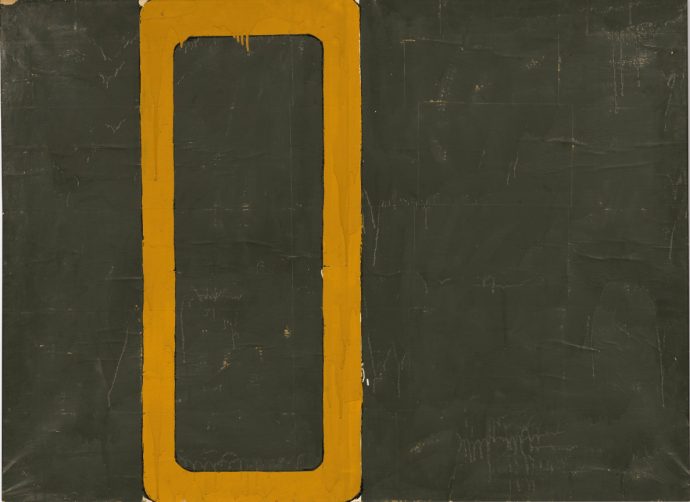 Mario Schifano, Grigio 402, 1961