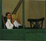 Oscar Ghiglia, Sforni in veranda che legge, 1914 - coll. privata - photo Antonio Quattrone