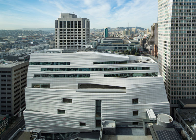 Snøhetta expansion of the new SFMOMA, 2016; photo- © Henrik Kam, courtesy SFMOMA