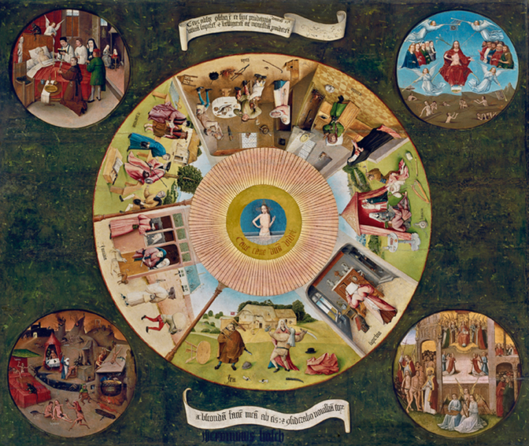 Table of the Seven Deadly Sins di Jheronimus Bosch Hieronymus Bosch al Prado. Ecco le prime immagini dell'attesa grande mostra madrilena: tutte le opere della collezione museale e il quadro ritrovato a Kansas City