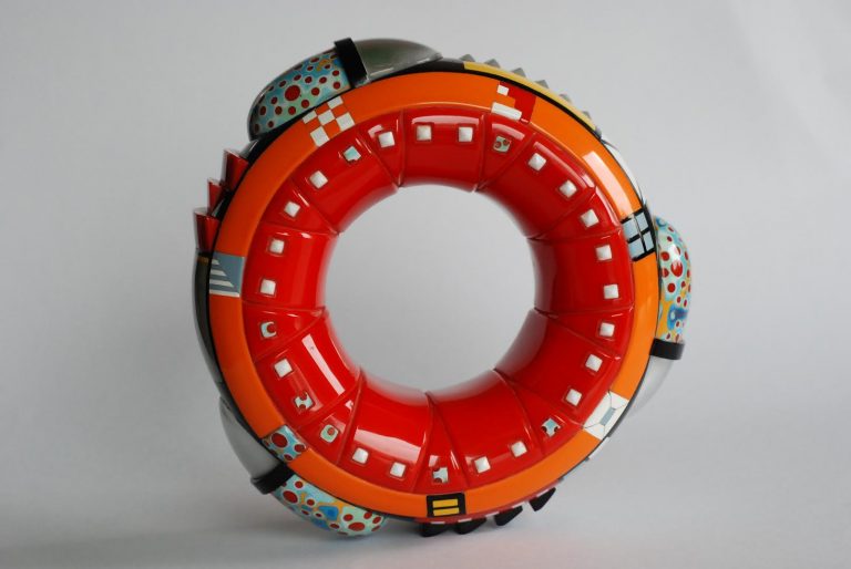 Peter Chang bracciale, acrilico, PVC, resina, 1988 Antonella Villanova, Firenze