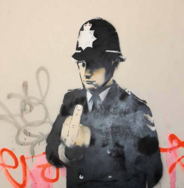 Banksy, Rude Copper, 2002