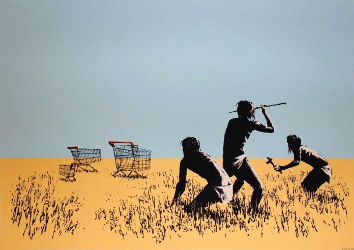 Banksy, Trolley hunters, 2006
