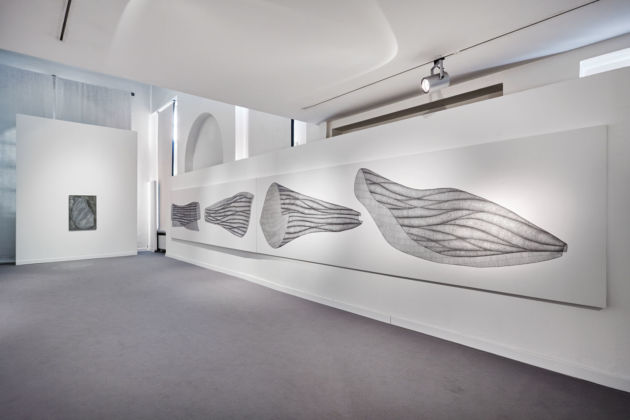 Barbara Salvucci - INK - installation view at Museo Carlo Bilotti, Roma 2016 - photo Simon D'Exéa