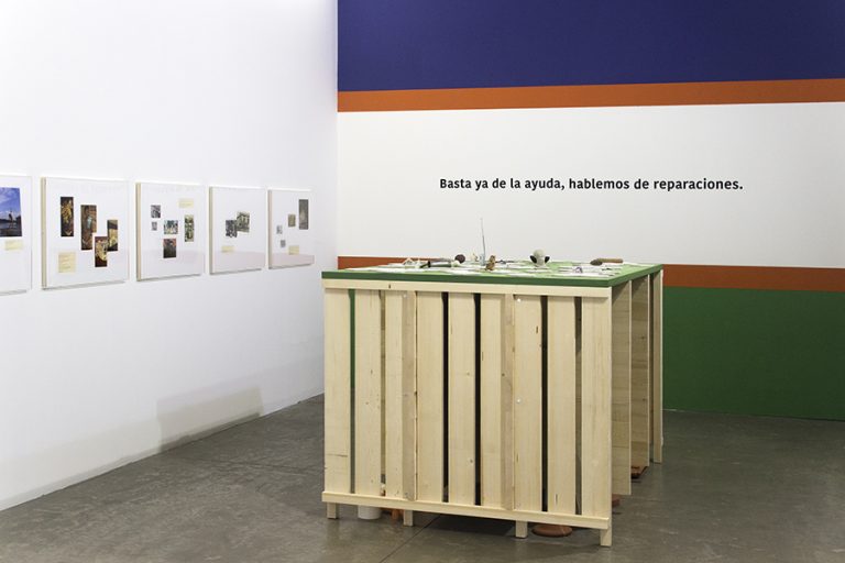 Beto Shwafaty – Hablemos de Reparaciones - installation view at Prometeo Gallery, Milano 2016