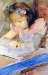 Cesare Peruzzi, Bambina che legge, Anni Cinquanta
