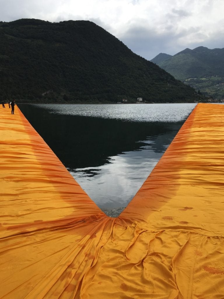 Christo, The Floating Piers, Lago d'Iseo (foto Anna Mattioli)