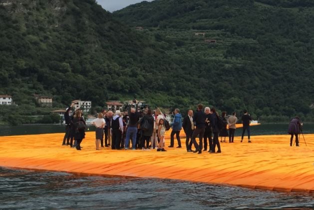 Christo, The Floating Piers, Lago d'Iseo (foto Caterina Porcellini)