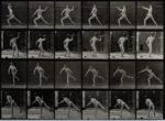 Eadweard Muybridge, A javelin thrower. Photogravure after Eadweard Muybridge, 1887, 22,5 x 31,5 cm