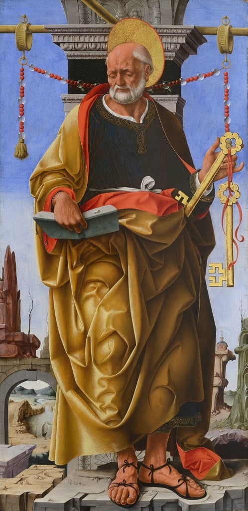 Francesco del Cossa, San Pietro, 1470-1473 - Milano, Pinacoteca di Brera - photo Studio Paolo Vandrasch, Thierry Radelet