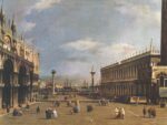 Gloria di luce e colore - Museo Nazionale della Cina, Beijing 2016 - Canaletto, La piazzetta