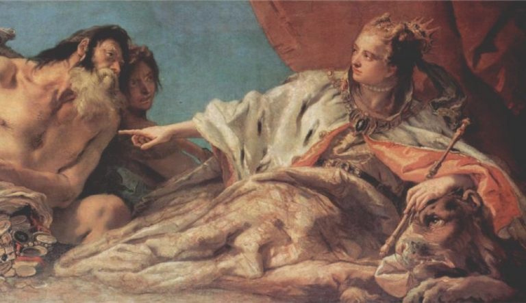 Gloria di luce e colore - Museo Nazionale della Cina, Beijing 2016 - Tiepolo, Nettuno offre doni a Venezia