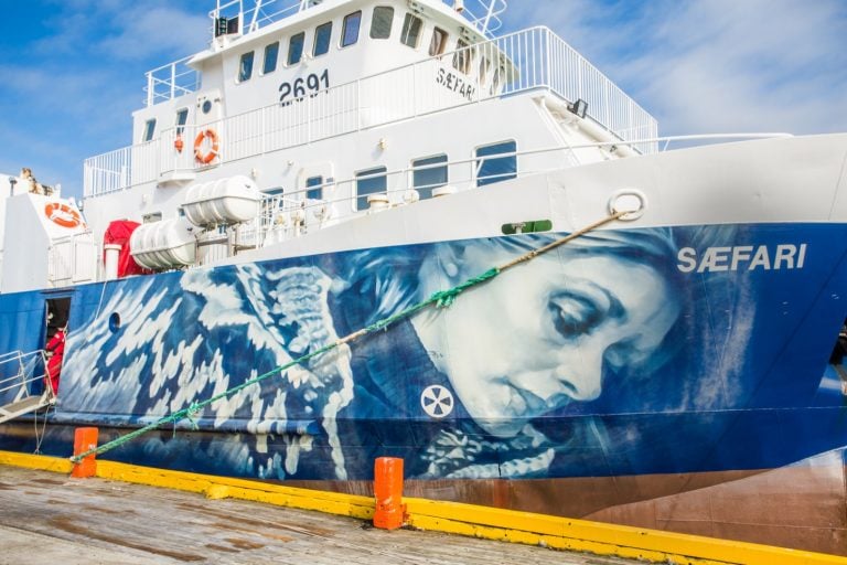 Guido Van Helten – Iceland Photo © Selina Miles and Guido Van Helten