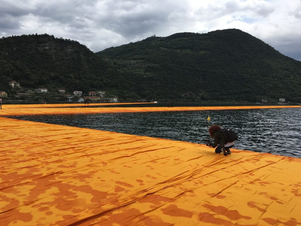 Christo sul Lago d’Iseo, ecco il video