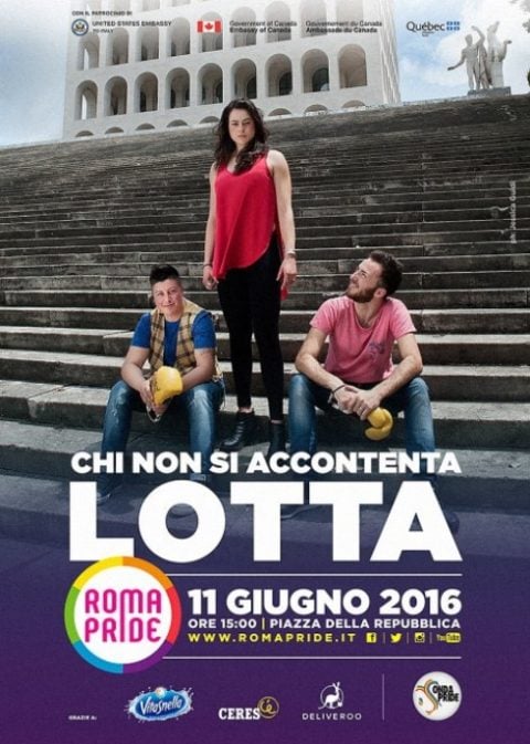 La campagna di Roma Pride 2016
