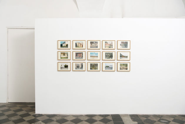 Marcello Galvani – installation view at Galleria 1-9 Unosunove, Roma 2016 – photo Giorgio Benni