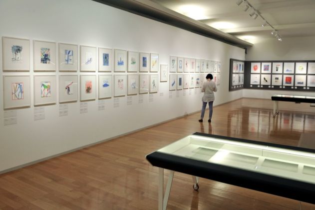 Mimmo Paladino – Disegnare le parole – installation view at Museo del Novecento, Milano 2016