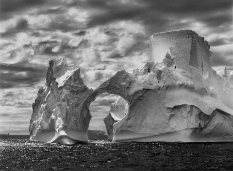 PLANET JUG / PLANET SOUTH Iceberg between Paulet Island and the South Shetland Islands in the Weddell Sea. Antarctic Peninsula. 2005. ©Sebastião Salgado. Amazonas Images