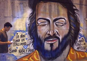 Bud Spencer, mito indiscusso. Ecco l’addio dipinto a Napoli dallo street artist Raffo Art