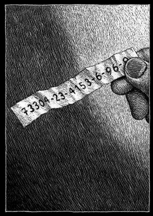 Numeri e silenzio. Il disegno nero di Thomas Ott
