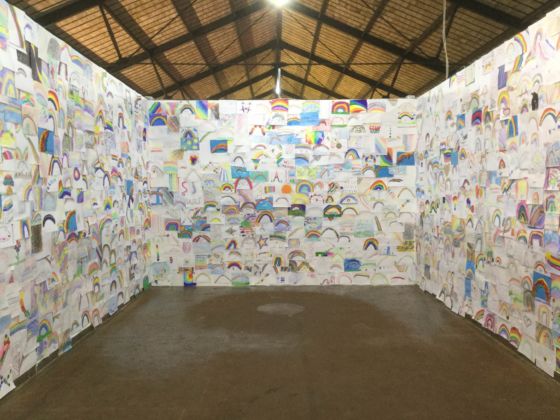 Ugo Rondinone – Arcobaleni – installation view at Macro Testaccio, Roma 2016