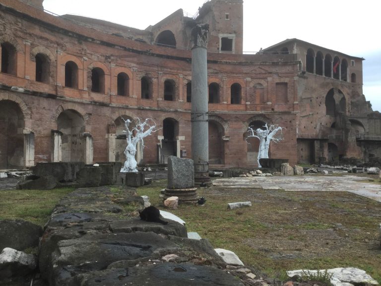 Ugo Rondinone – notti d’argento – installation view at Mercati di Traiano, Roma 2016