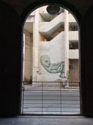 Un’opera di street art in Centro Habana