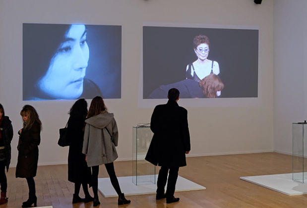 Yoko Ono - Lumière de l'aube - installation view at MAC, Lione 2016 - photo Blaise Adilon