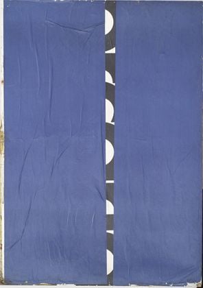 Mimmo Rotella Blank-Spleet, 1981 Blank su tela / on canvas 137,5 x 97,6 cm / 54.13 x 38.43 in. © Fondazione Mimmo Rotella Photo: Alessandro Zambianchi, Simply.it srl, Milano