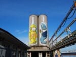 Blu e Ericailcane ai Silos Molo Sud del Porto di Ancona - photo Francesco Marini