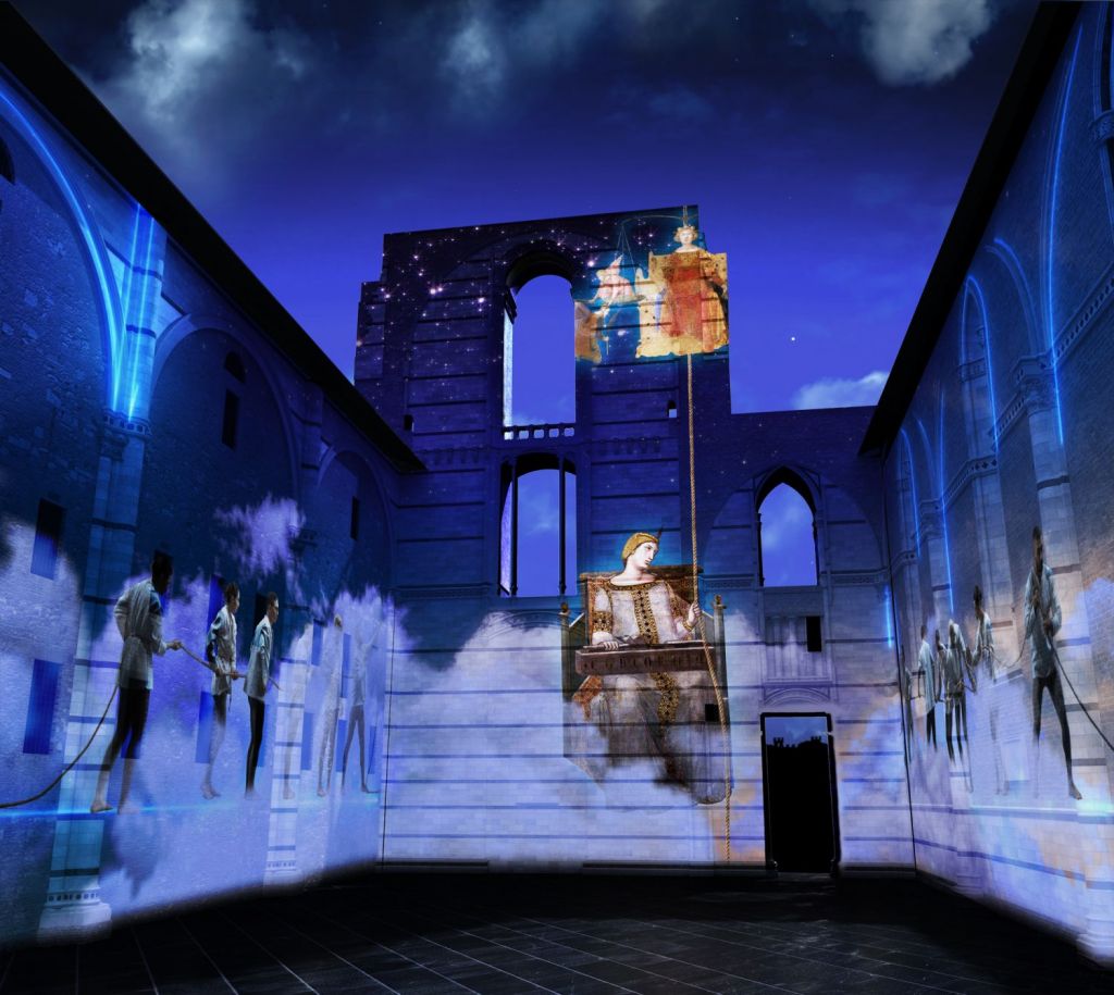 Dreaming Siena: un videomapping in 3D racconta la “Divina Bellezza” della città toscana