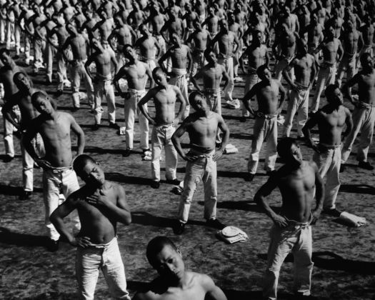 Domon Ken, Allenamento degli allievi del corpo di marina, Yokosuka, 1936