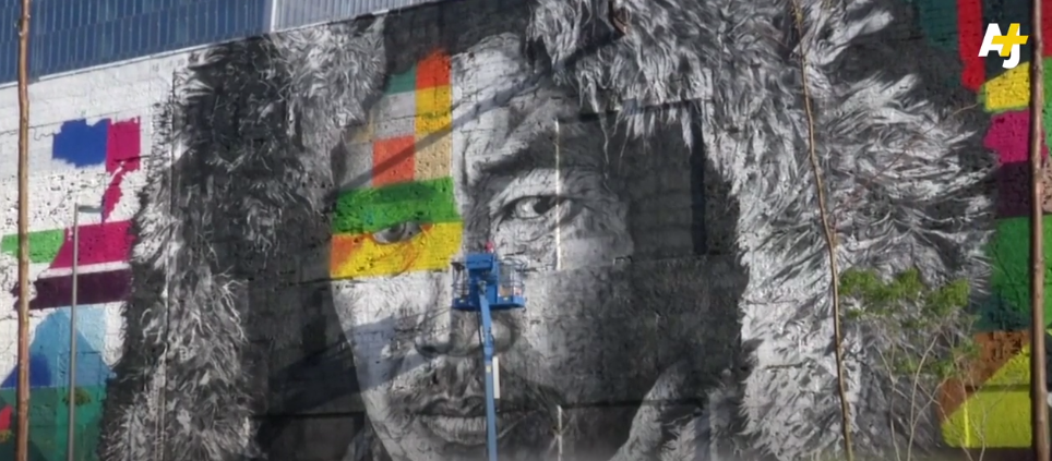 Murale da record. 3mila metri quadrati a Rio de Janeiro per Eduardo Kobra durante le Olimpiadi