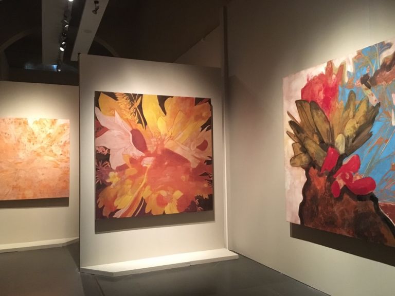 Francesco Clemente - Fiori d'inverno a New York - installation view at Santa Maria della Scala, Siena 2016 - photo Gino Pisapia