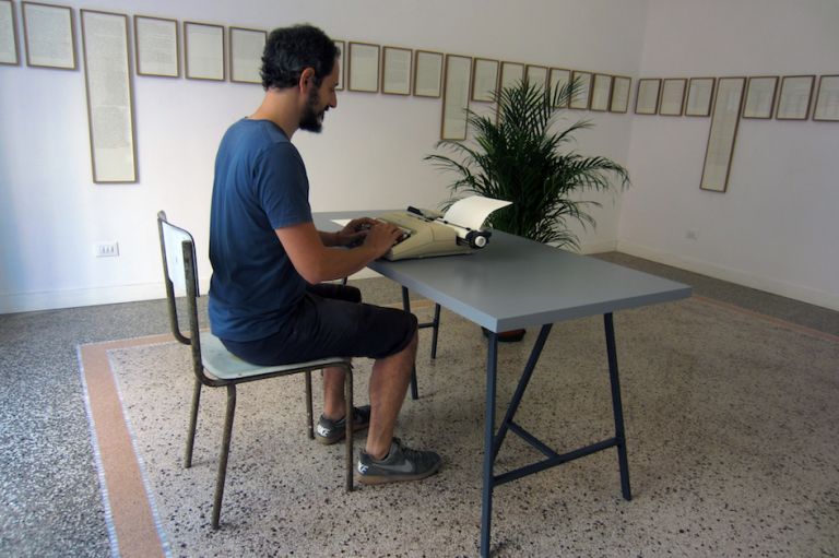 Gian Maria Tosatti, La teoria della relatività, 2016, installation view at Zoo Zone Art Forum, Roma 2016