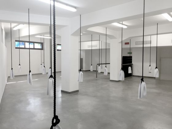 Gino Sabatini Odoardi – Dispiegamenti - installation view at Alviani Art Space, Pescara 2016