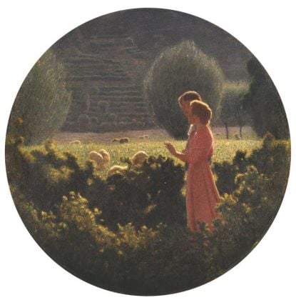 Giuseppe Pellizza da Volpedo, Passeggiata amorosa, 1901-02 - Ascoli Piceno, Pinacoteca Civica