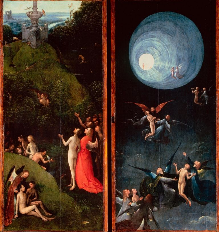 Hieronymus Bosch, Visioni dell'Aldilà, 1500-03 ca. - Palazzo Grimani, Venezia