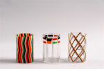 Il Vetro degli Architetti. Vienna 1900-1937 - Josef Hoffmann, War Glasses, before 1916, clear glass, enamel decoration, Johann Oertel, Nový Bor (Haida), for Wiener Werkstätte, MAK