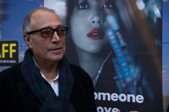 Il regista iraniano Abbas Kiarostami durante l’inaugurazione del Festival del Cinema IBAFF di Murcia, 2013, photo Pedro J Pacheco