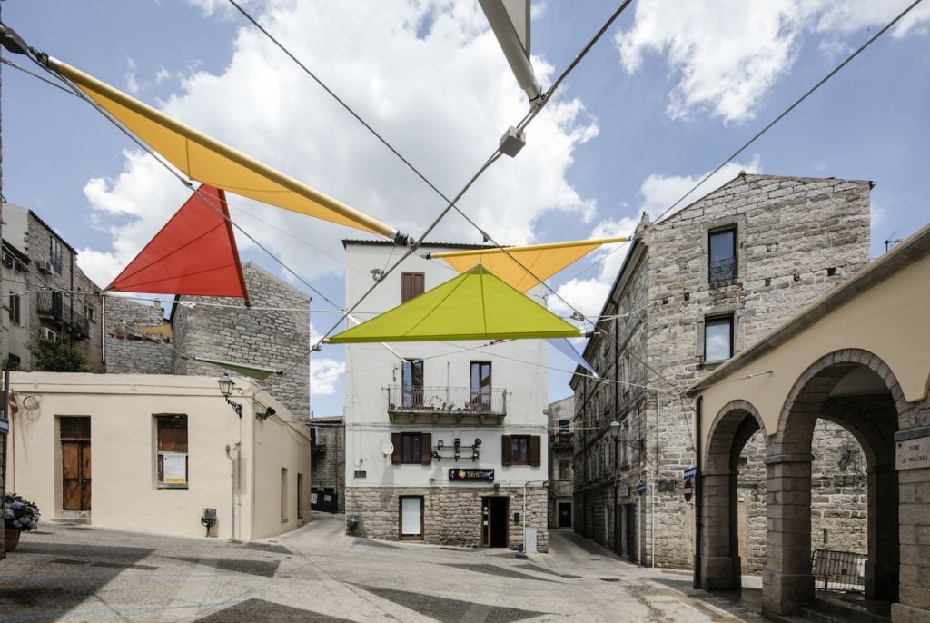 Sardegna, a Piazza Faber inaugura l’installazione di Alvisi Kirimoto + Partners con Renzo Piano