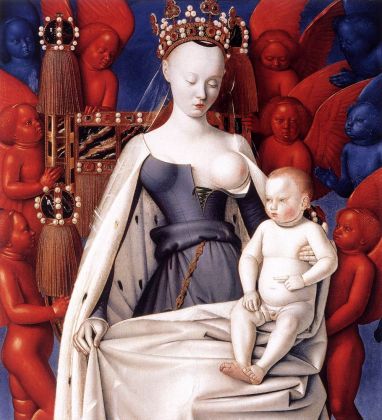 Jean Fouquet, Madonna col bambino, 1450-55 ca.