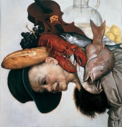 John Currin, The Lobster, 2001, courtesy Gagosian Gallery