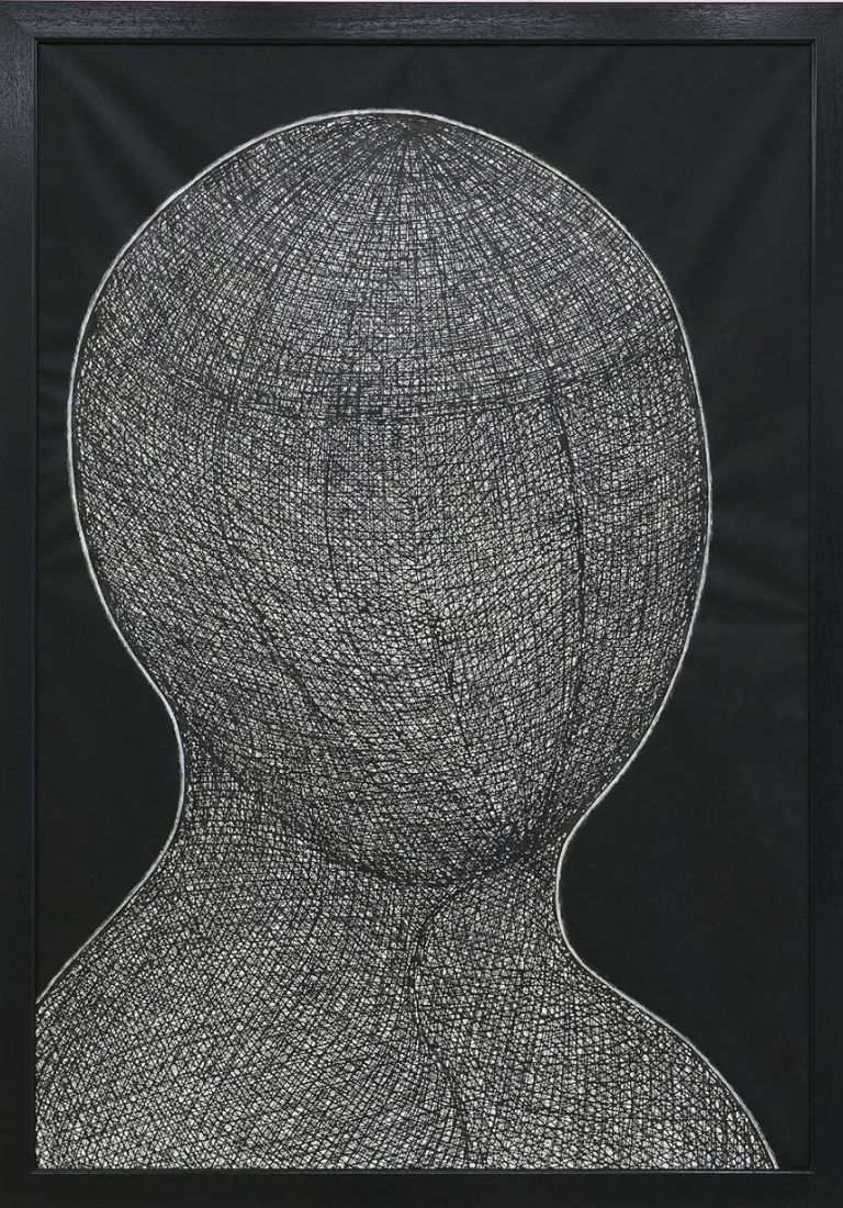 Klaus Rinke, Man in the net, 2016